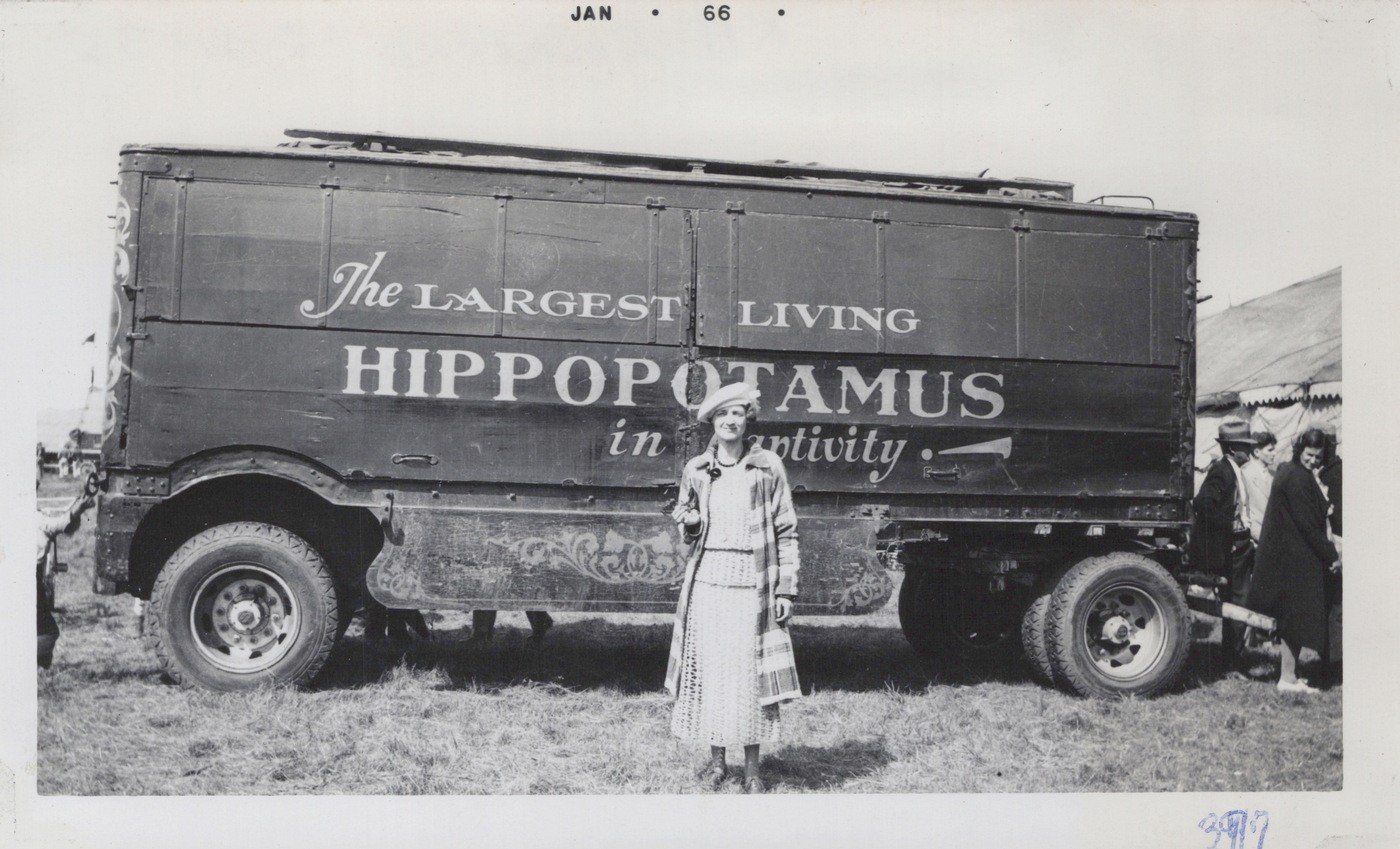 Ringling Bros RBBB Circus Sideshow Truck Rockford IL 1935 - c1960s Photo