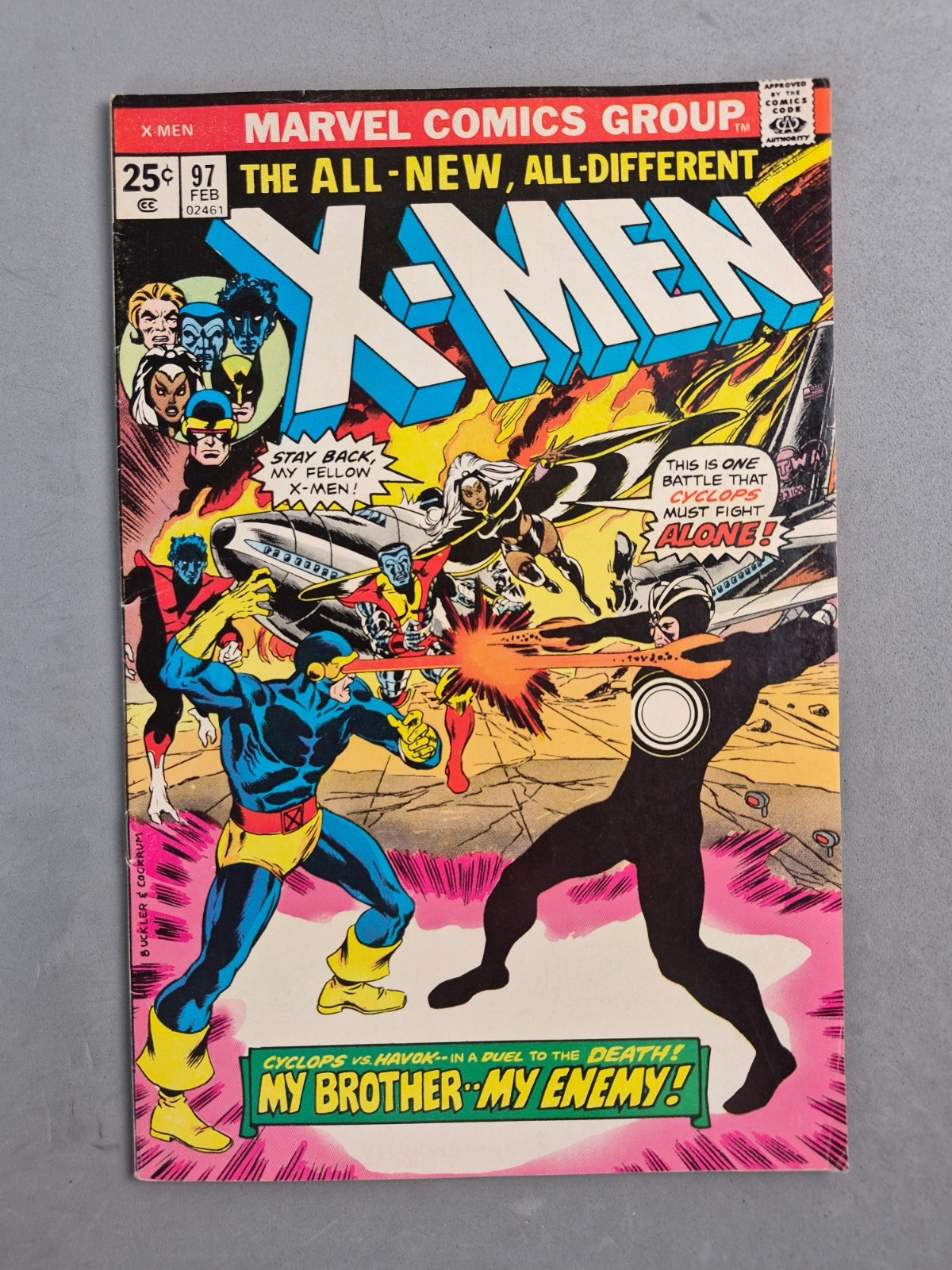 X-Men #97 (1976) Marvel Bronze Age 1st Lilandra Cameo 7.5 VF- Claremont