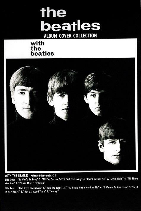 The Beatles With The Beatles Official Postcard Rock