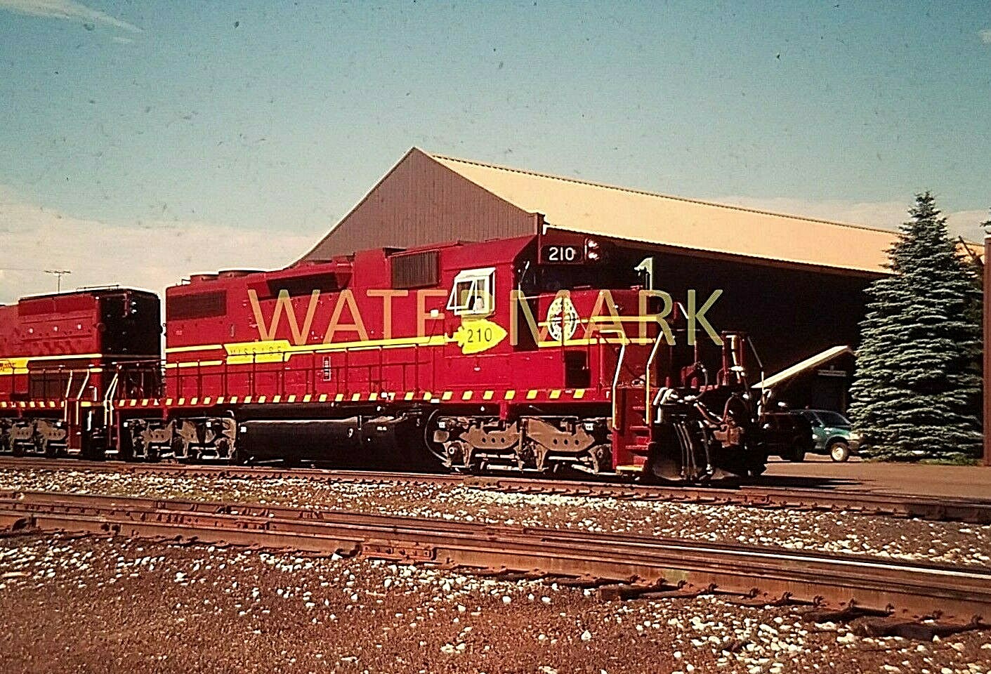 WB04 Original Slide -DMIR ,210 , ENGINE, PROCTOR MN, 1999 Duluth, Missabe 