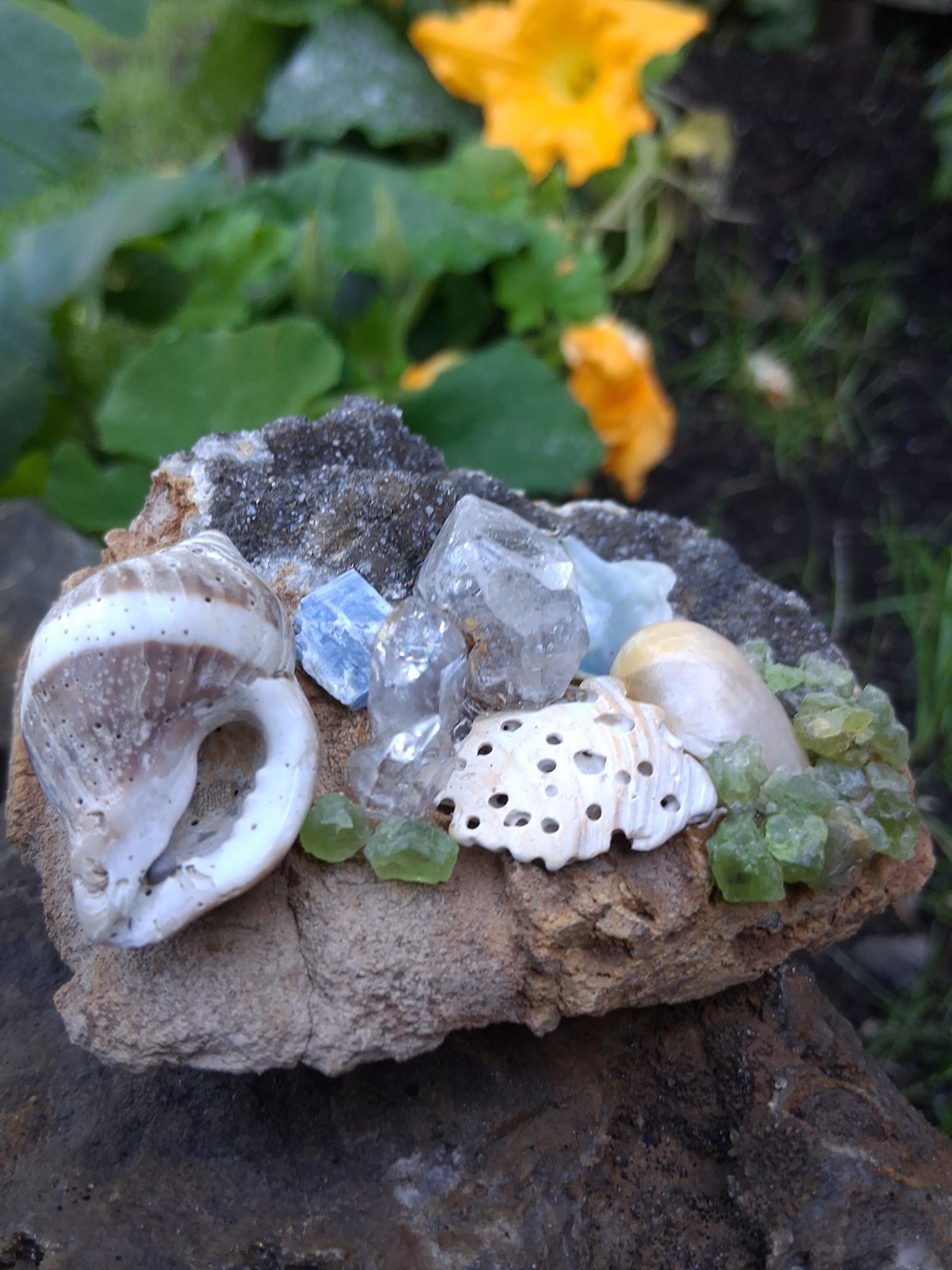 NY ❤️ Herkimer 💎 Druze Display Piece ( Baker Beach S.F. Cali 🌊 🐚 NY ❤️ Herkimer 💎 Druze Display Piece ( Baker Beach S.F. Cali 🌊 🐚
