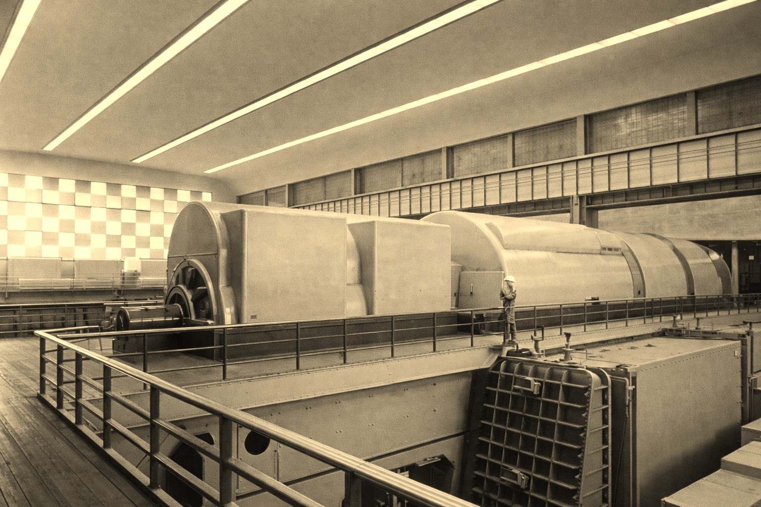1920s Turbine Industrial Power Plant New Jersey Vintage Picture Photo 4x6