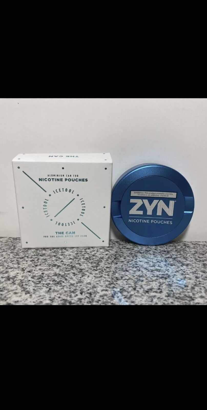 Metal ZYN Can Cyan Blue - Brand New in Box, Authentic, Rare, Sold Out Reward