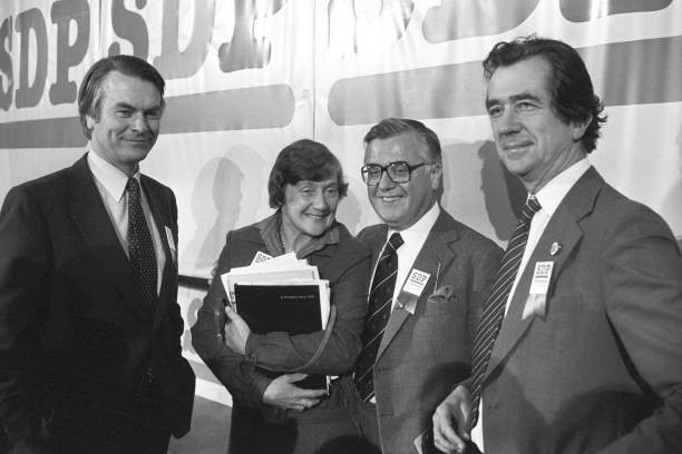 Dr David Owen Shirley Williams Dr Dickson Mabon MP Bill Rodgers on- Old Photo