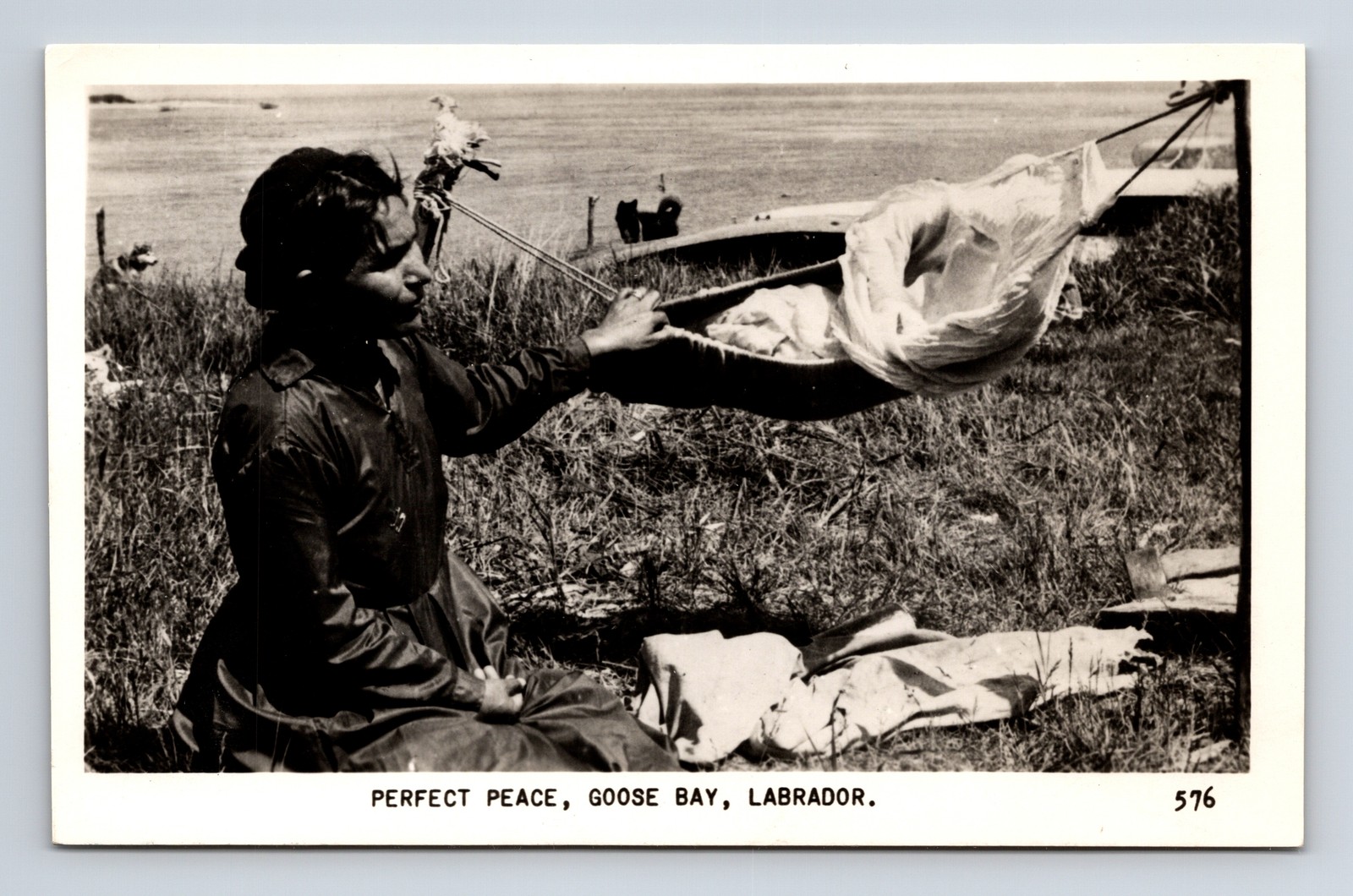 RPPC Perfect Peace Goose Bay Labrador Canada Postcard