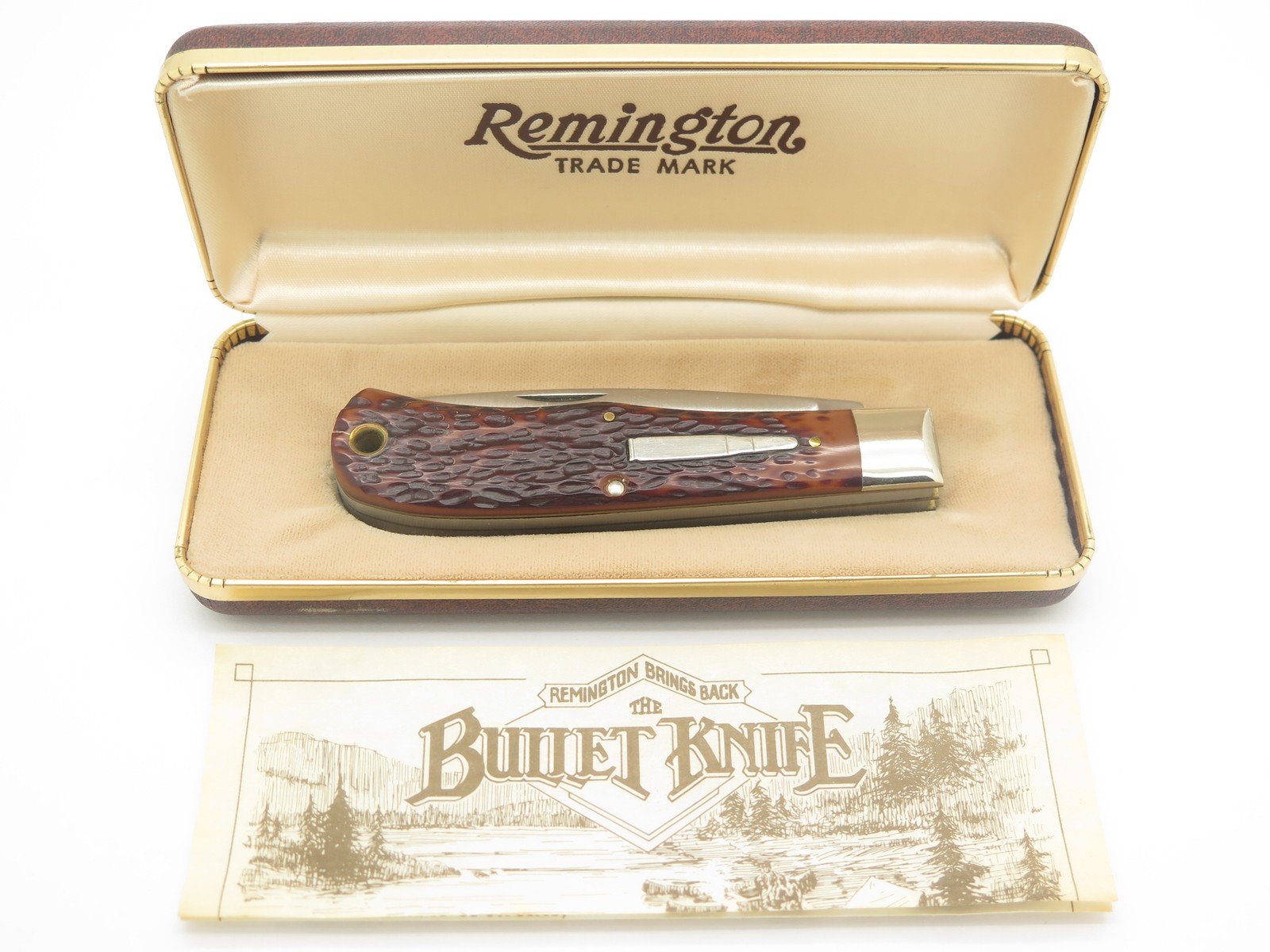 Vintage 1982 Remington R1123 Bullet Trapper USA Limited Folding Pocket Knife