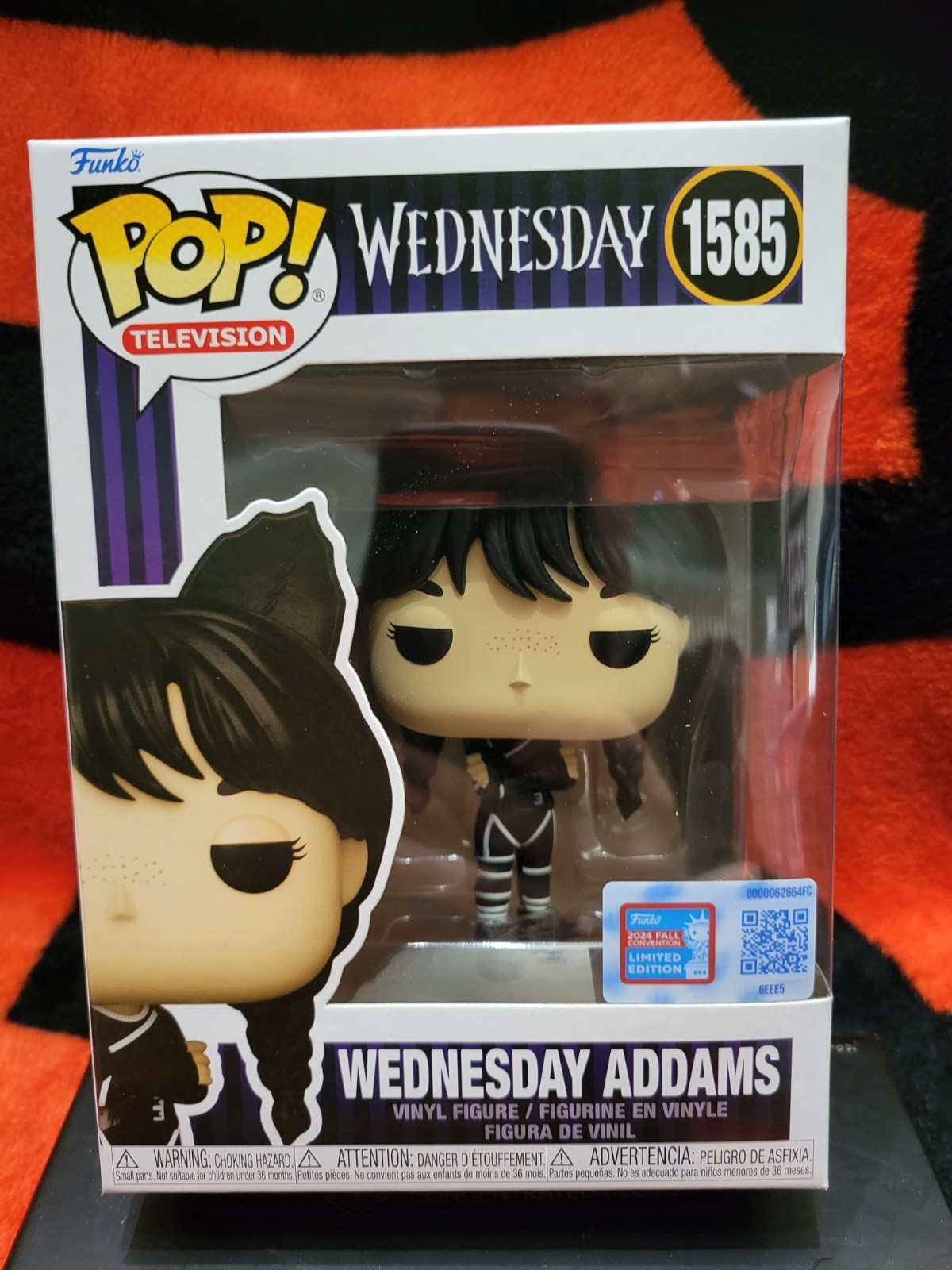 Funko Pop Wednesday Addams 1585 2024 NYCC Fall Convention Limited Edition