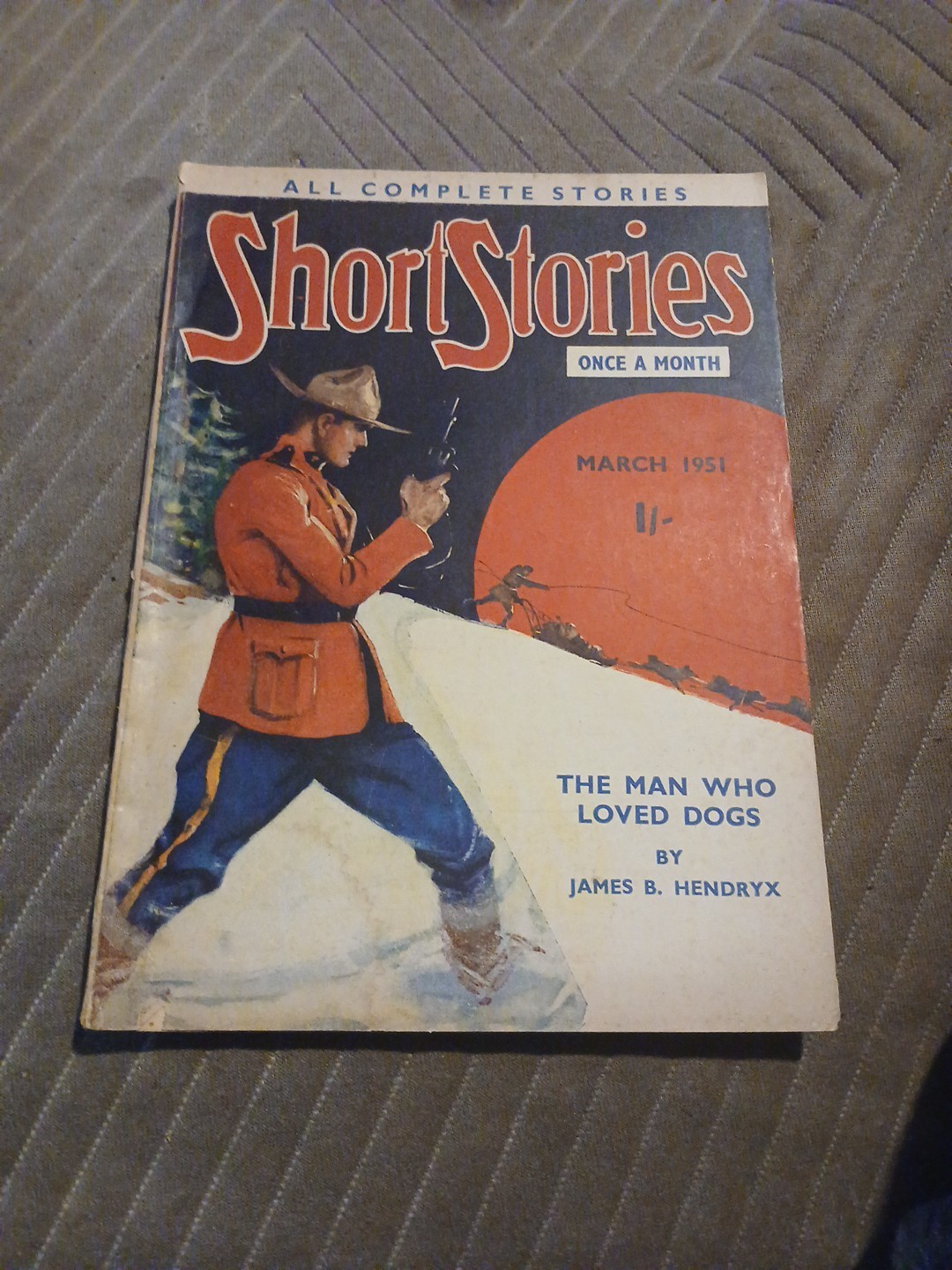 Short Stories Pulp Magazine March 1951 Uk Edition Canadian Mounties