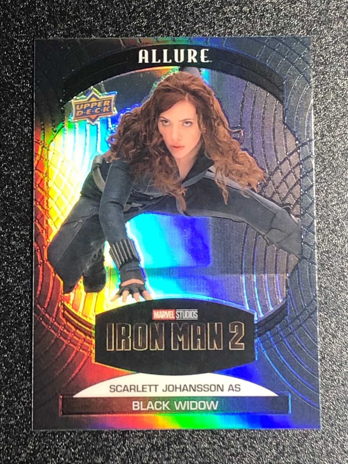 2022 Upper Deck Marvel Allure #4 🔥 Scarlett Johansson Black Widow Black Rainbow