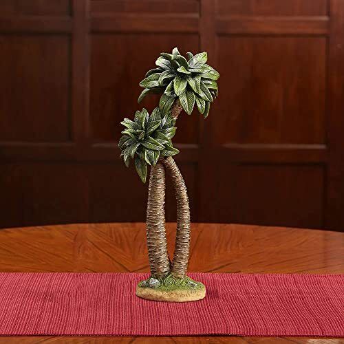Realistic Palm Tree Polystone Table Top Nativity Figurine - 10 inch Scale