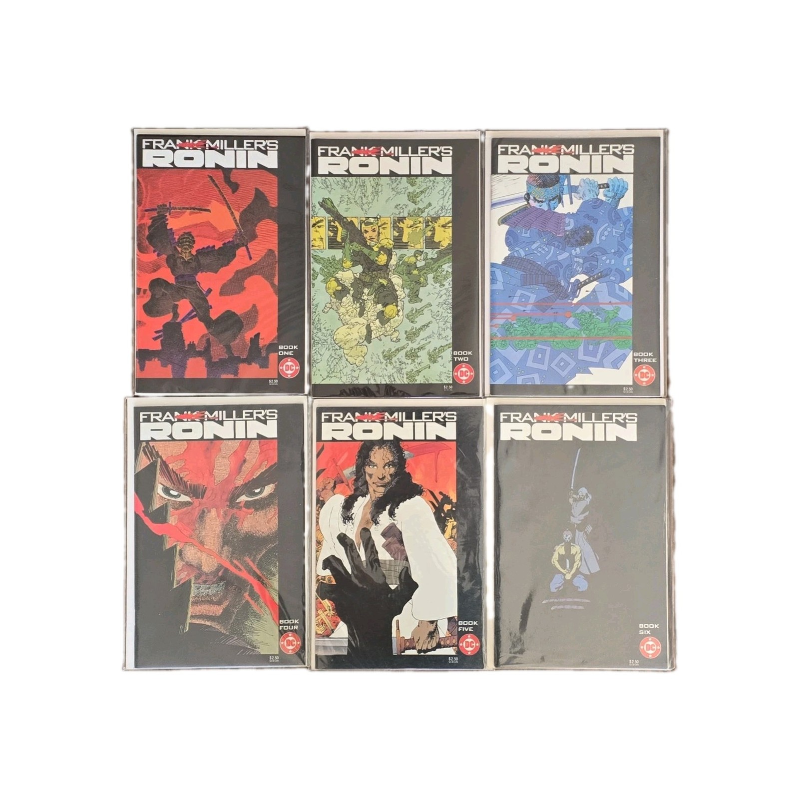 Frank Miller’s Ronin #1-6 Complete Mini Series Set DC 1983 High Grade Frank Miller’s Ronin #1-6 Complete Mini Series Set DC 1983 High Grade
