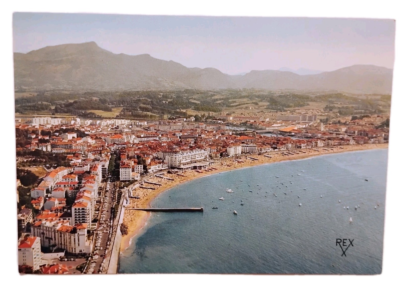 Saint Jean de Luz France Postcard Aerial View