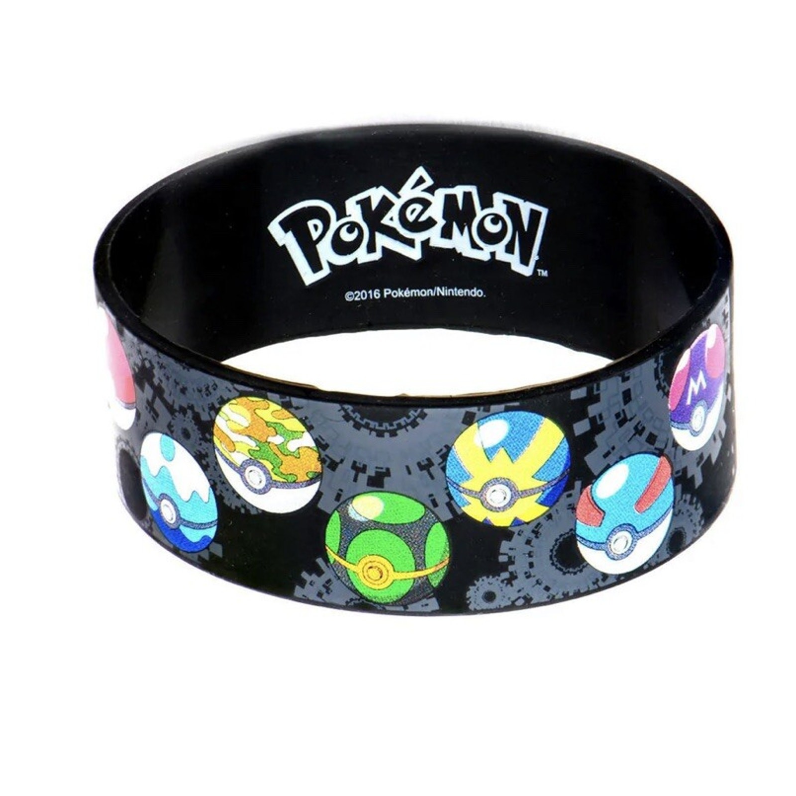 Pokemon Multiple Pokeballs Rubber Bracelet Wrist Band Officially Licensed