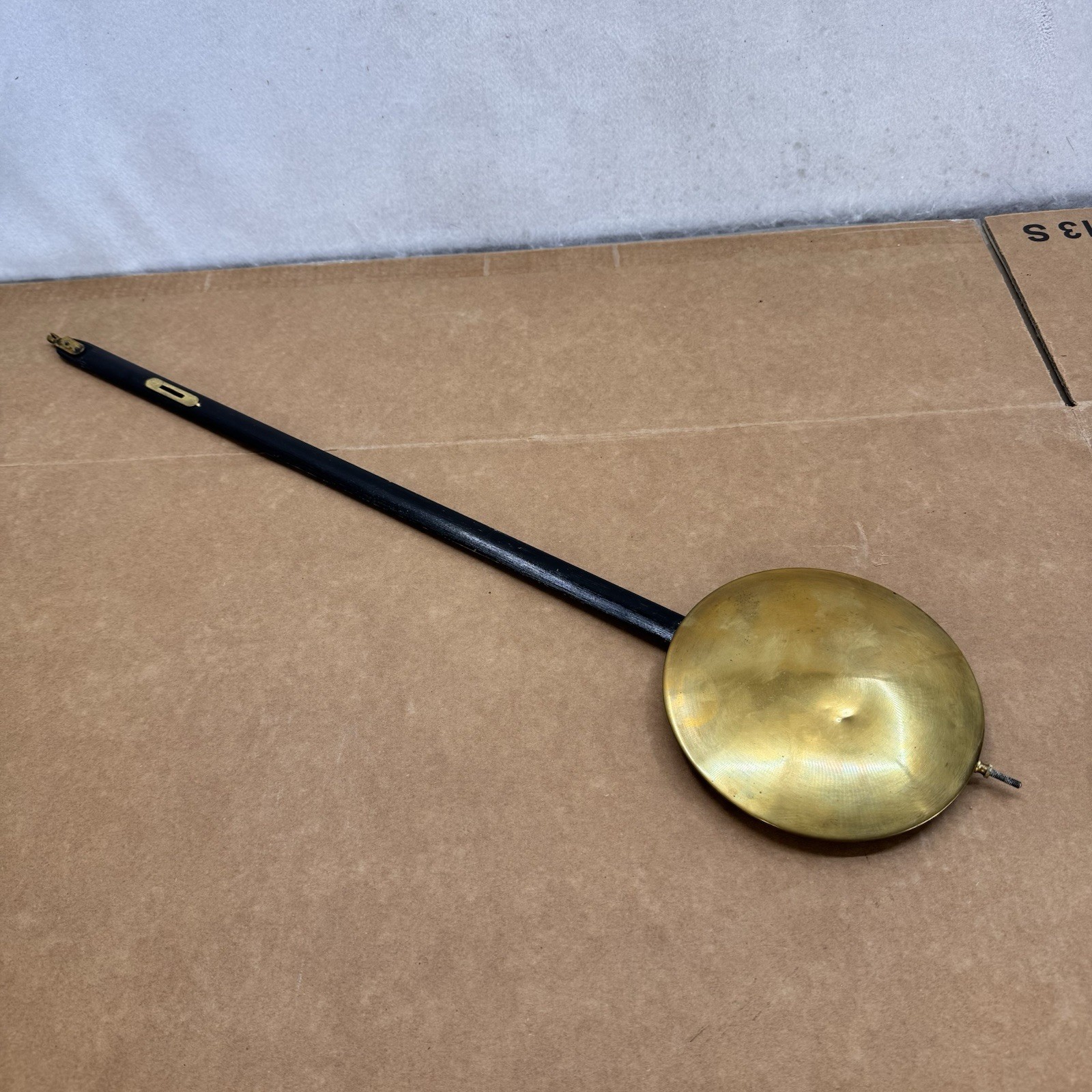 Antique Lenzkirch Vienna Regulator Clock Pendulum Brass Bob 25” c.1860s