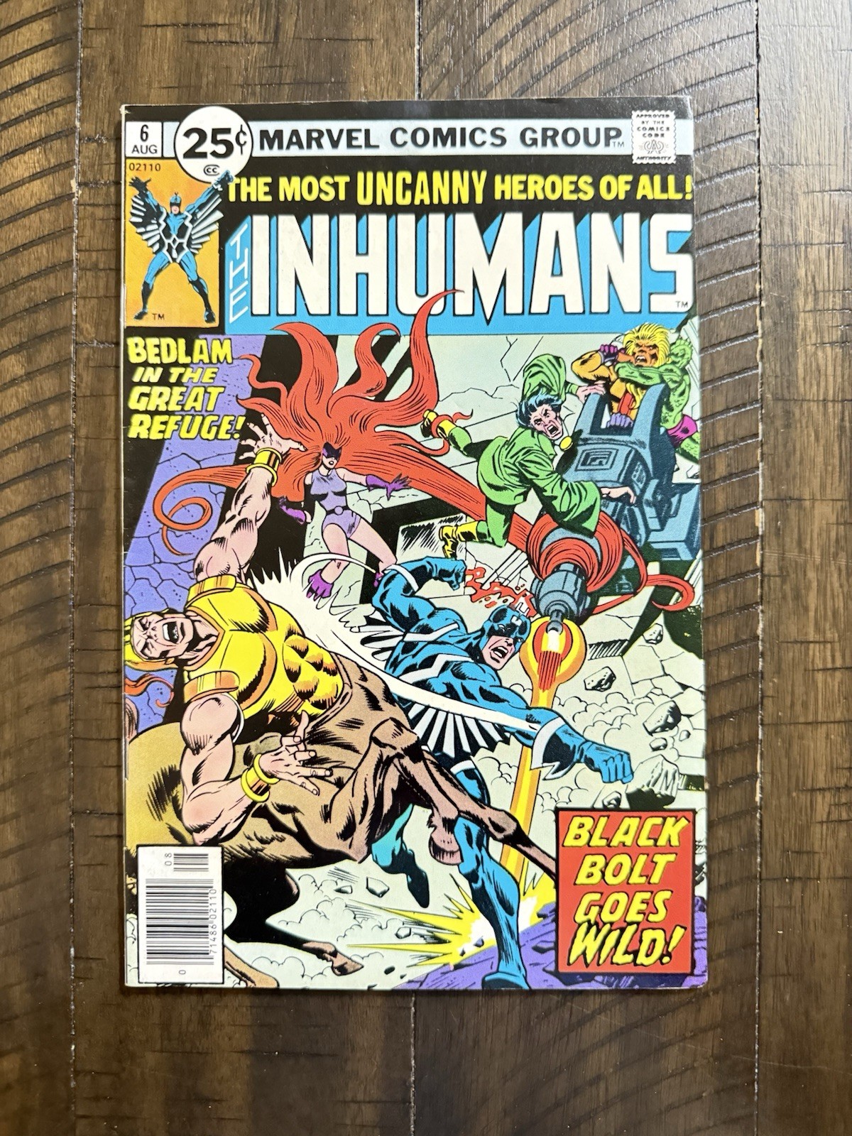 The Inhumans #6 (Marvel Comics August 1976)