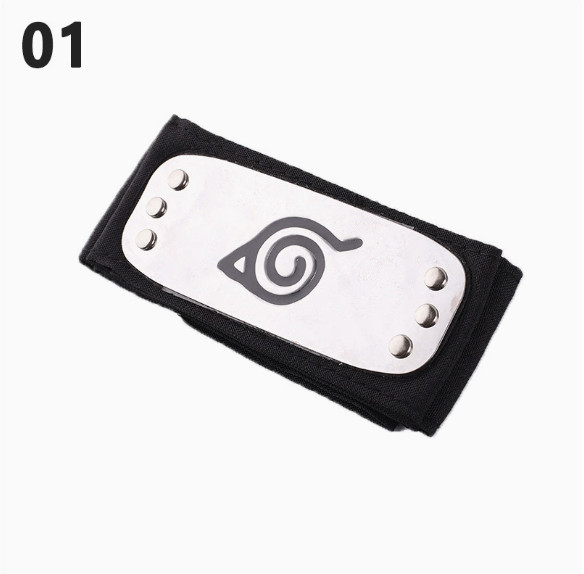Naruto Hidden Leaf Village Headband Konoha Cosplay Metal Plate Band