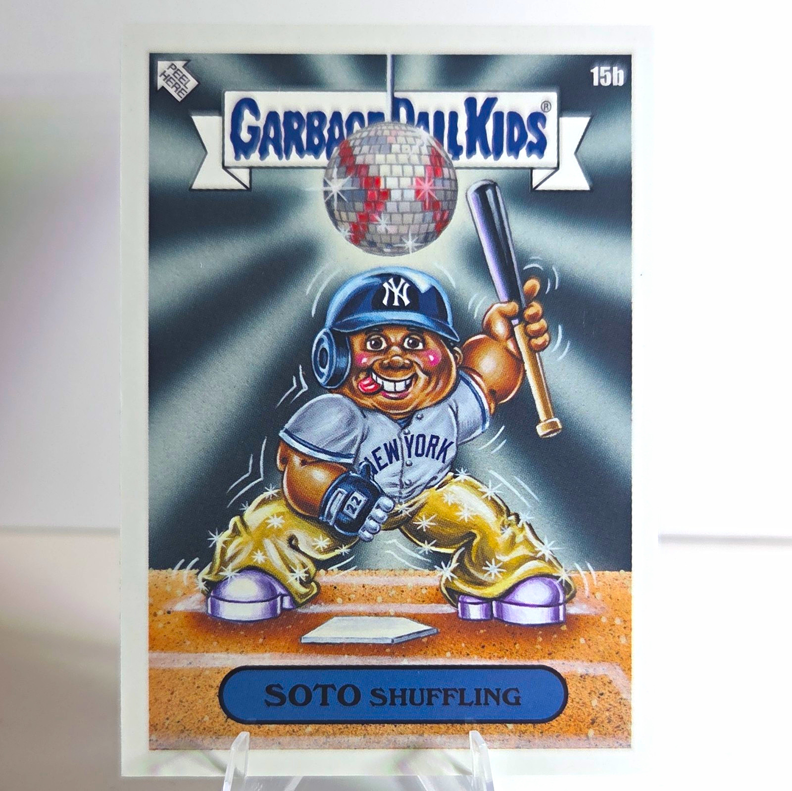 Topps 2023 Garbage Pail Kids x MLB #15b Soto Shuffling Juan Soto Sticker