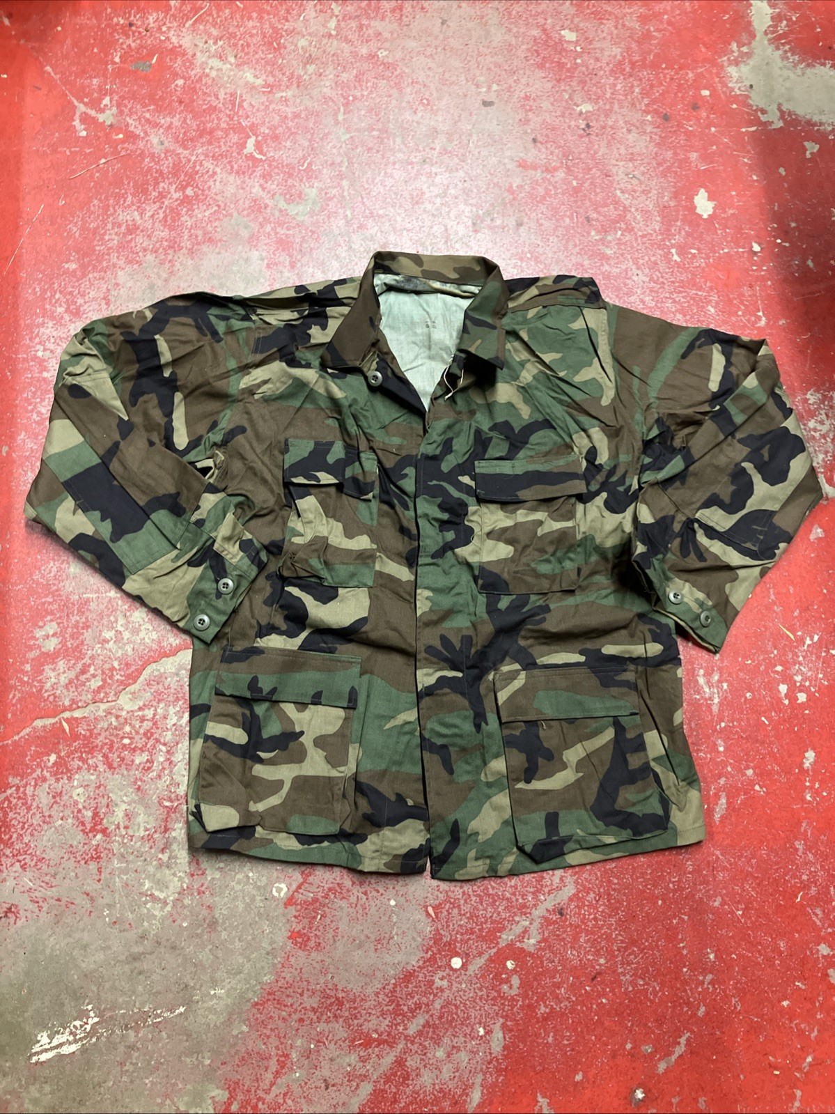 USGI US Military Woodland BDU Shirt Medium Regular NWOT Vintage USGI US Military Woodland BDU Shirt Medium Regular NWOT Vintage