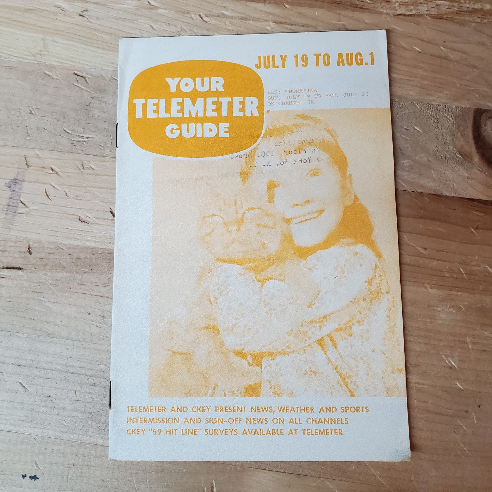 Vintage 1960s Your Telemeter Guide Booklet Early Coin Pay TV Ephemera Toronto