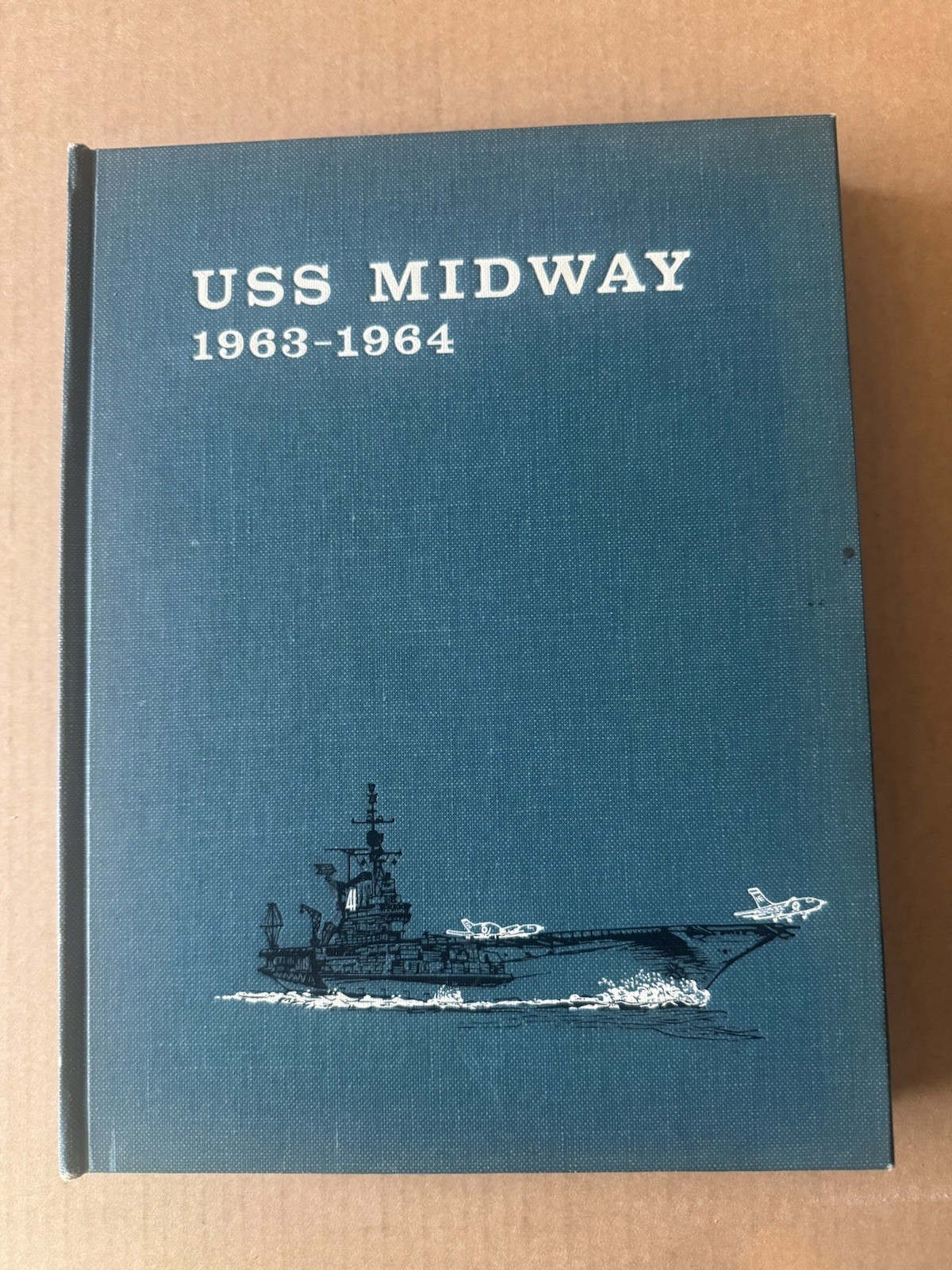 USS Midway CV-41 1963-64 WESTPAC Cruise Book. Vietnam War Era Naval Memorabilia