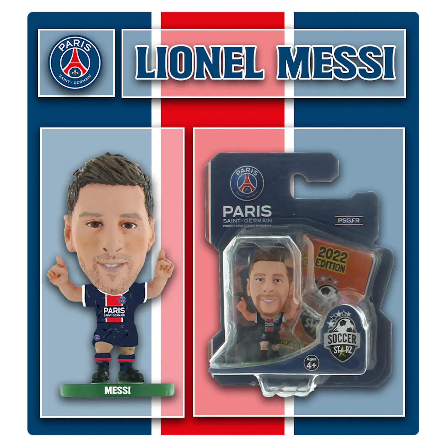 SoccerStarz: Paris Saint-Germain - Lionel Messi Figurine SoccerStarz: Paris Saint-Germain - Lionel Messi Figurine