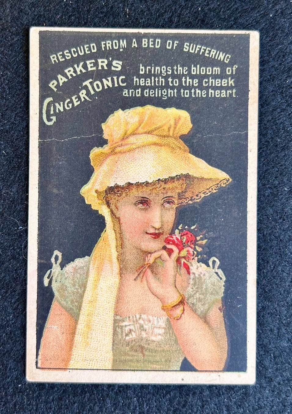 Parker's Ginger Tonic - Victorian Trade Card - NYC