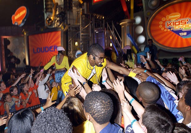 Usher at Nickelodeon\'s 15th Kids Choice Awards Show at Barker Hang- Old Photo 26