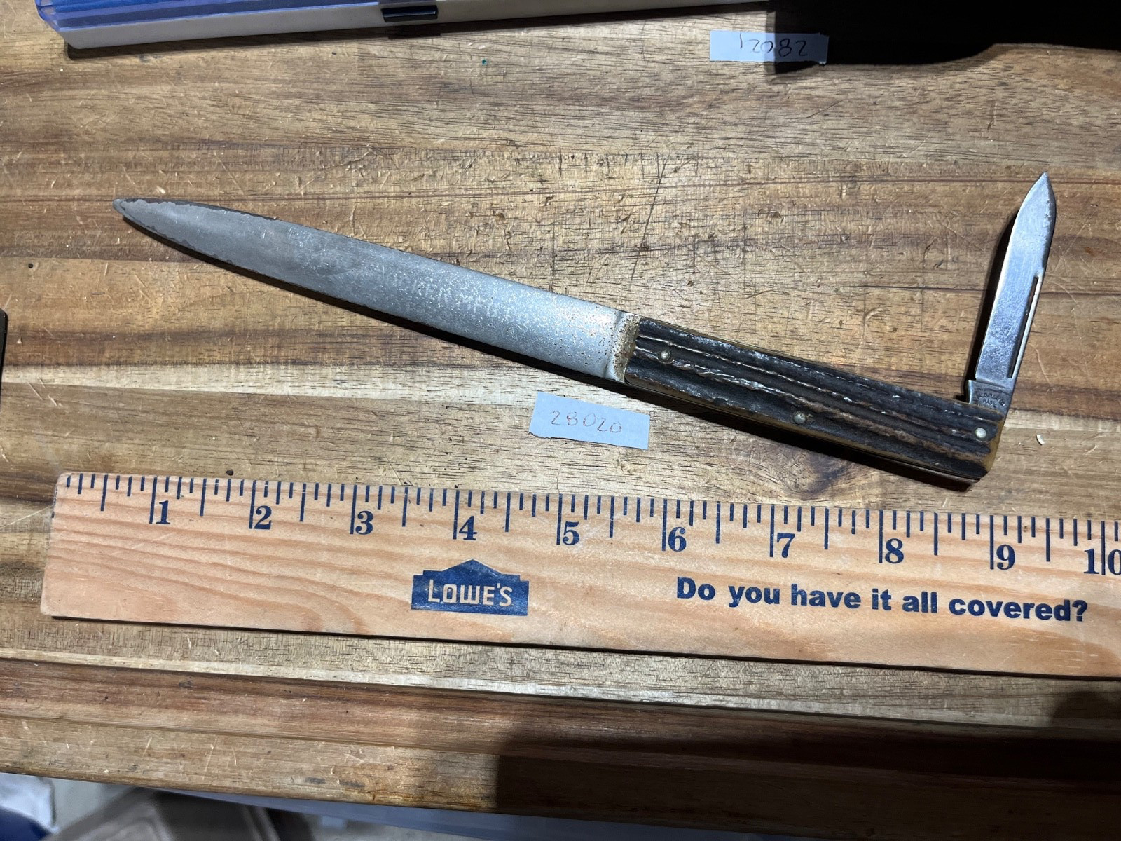 Vintage Pal Cutlery Co. stag knife letter  opener cir. 1935-1953 (28020)