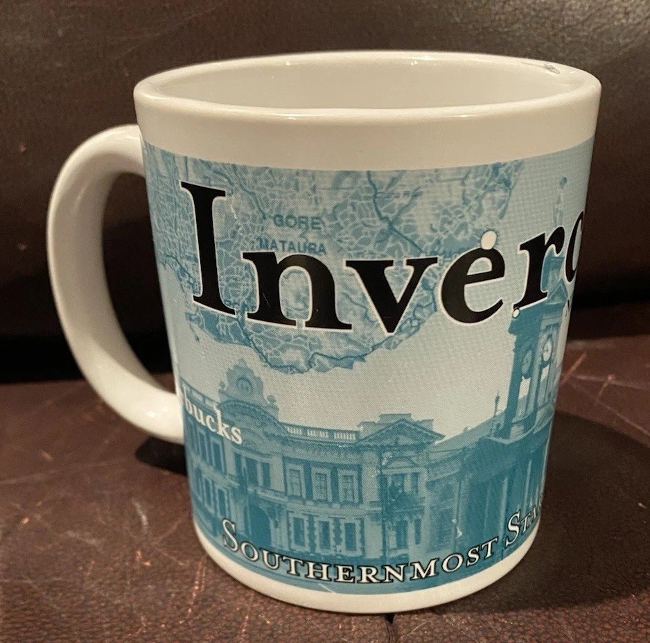 VHTF Starbucks INVERCARGILL City Mug 2005 New Zealand Southern Most Starbucks VHTF Starbucks INVERCARGILL City Mug 2005 New Zealand Southern Most Starbucks
