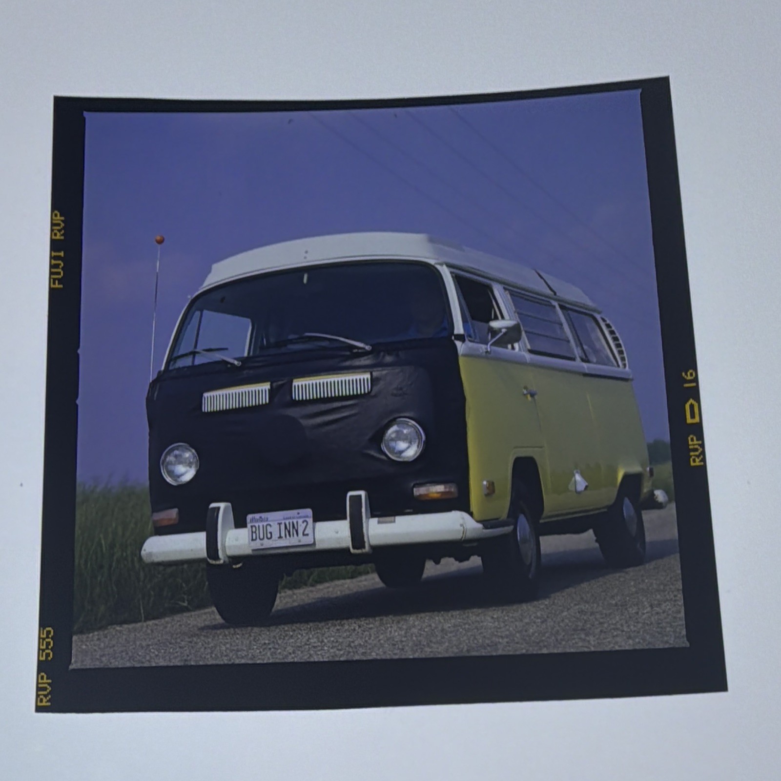 Vintage 1996 VW Bus 120 Photo Transparency Slides Mid America Air Cooled Lot 12