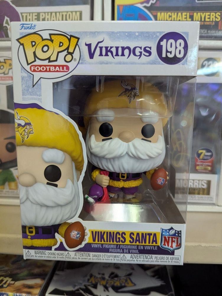 NFL Football Minnesota Vikings Holiday Santa #198 - Funko Pop Vinyl