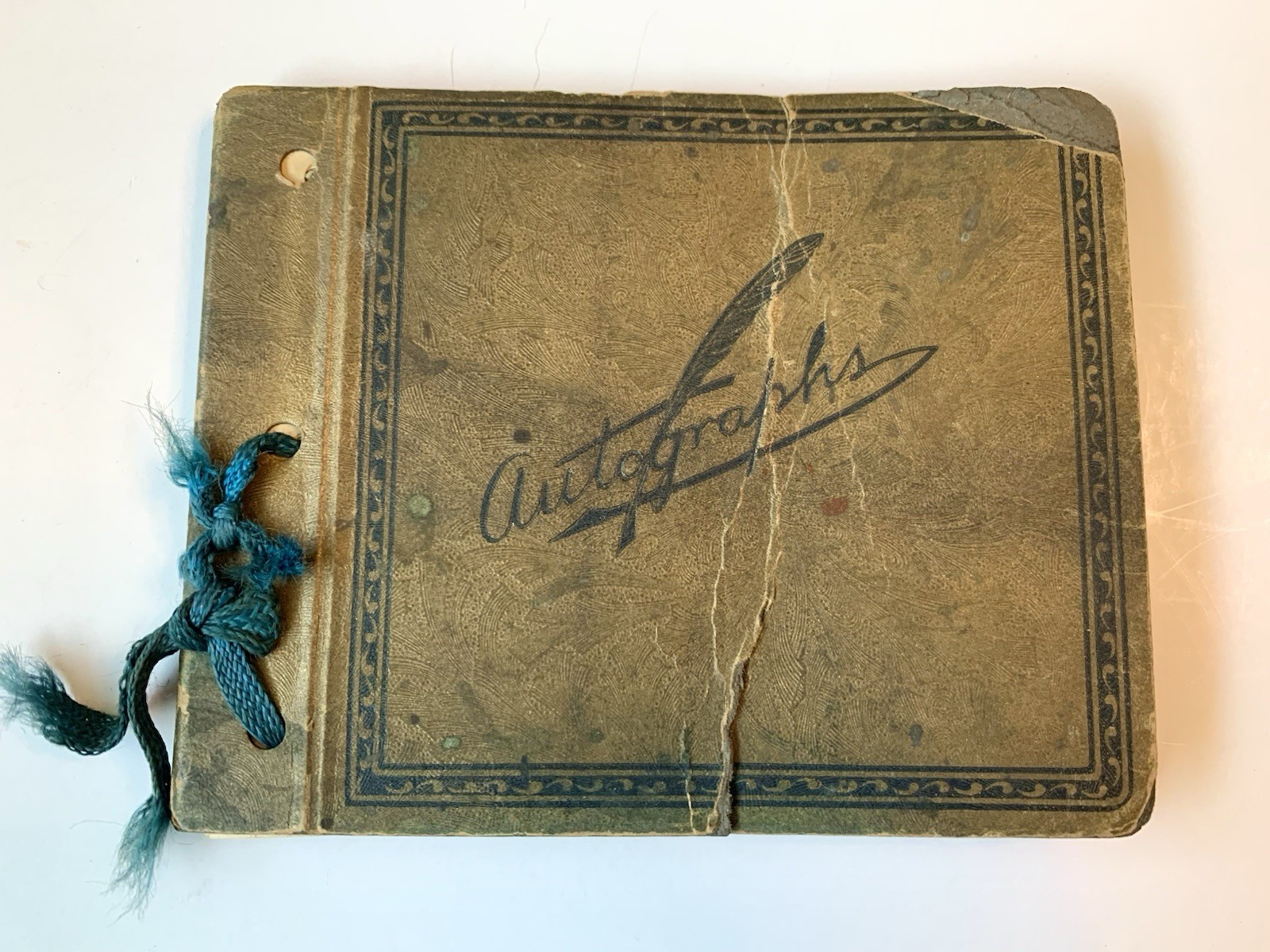 Vintage 1928 Ann Arbor MI Michigan Autograph Book With Writing Antique Ephemera*