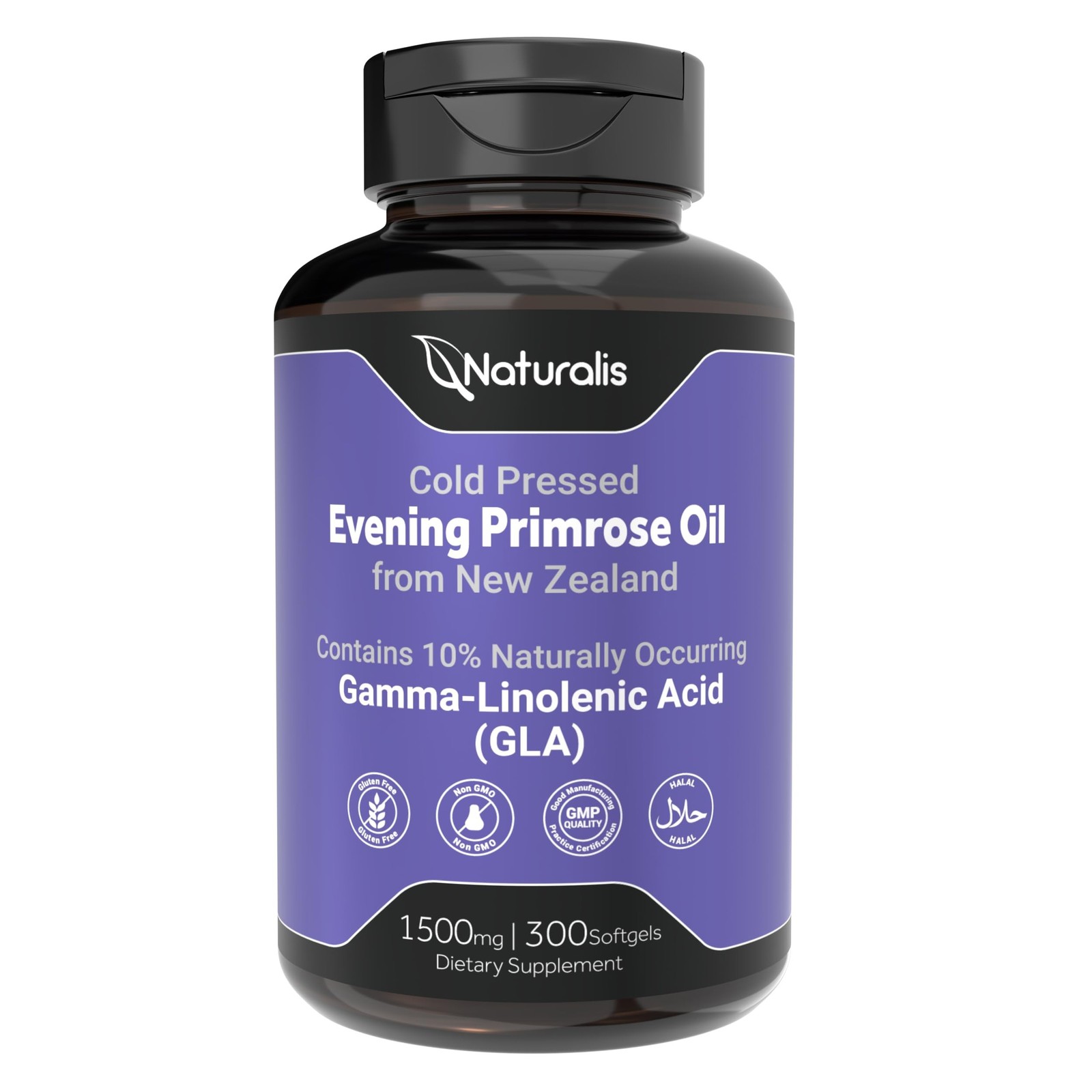 Naturalis Evening Primrose Oil 300 Mini-Softgels | 100% from New Zealand Naturalis Evening Primrose Oil 300 Mini-Softgels | 100% from New Zealand