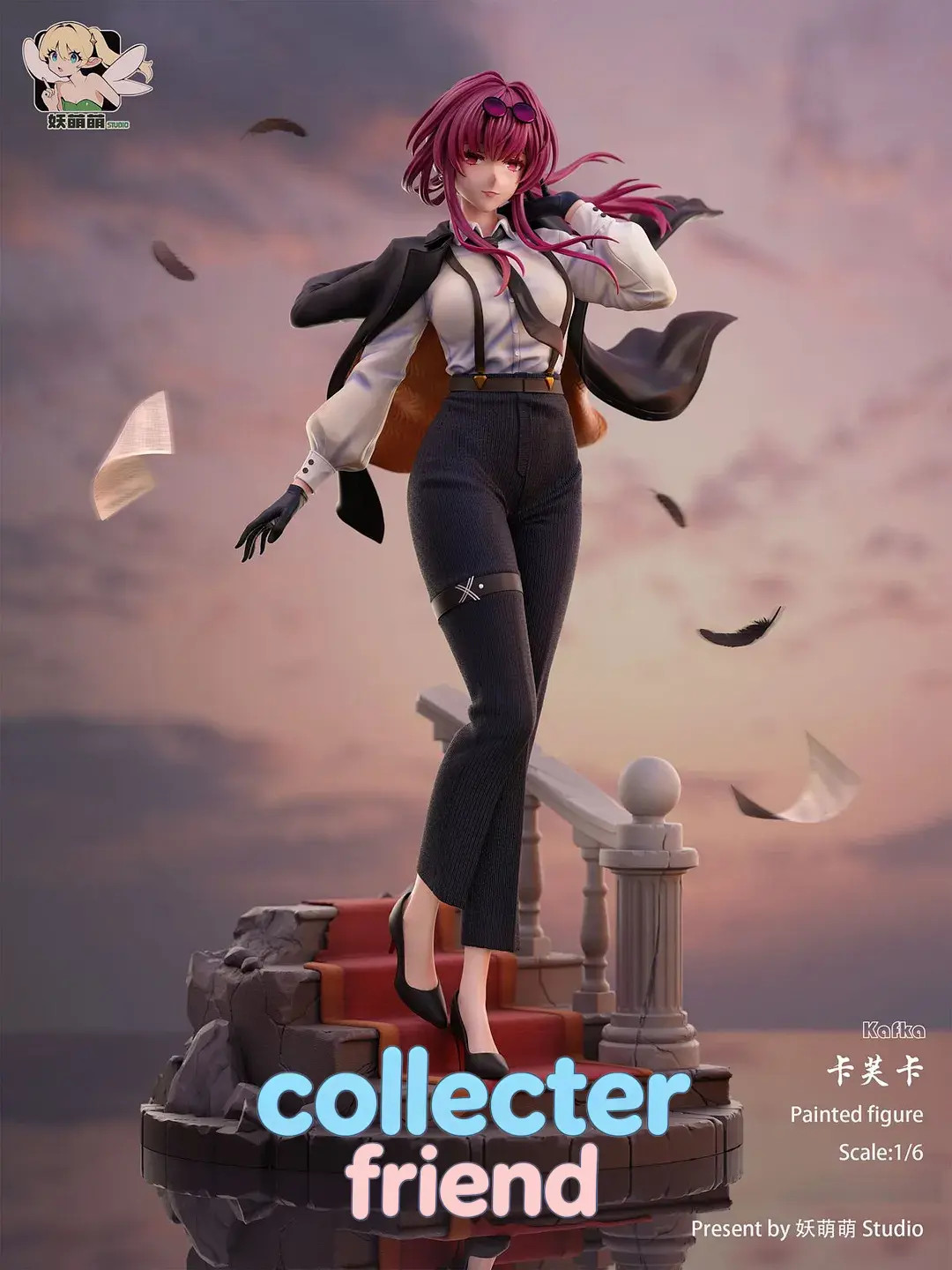 In Stock YAOMENGMENG Studio Honkai: Star Rail Kafka 1/6 Scale Figure H28CM New