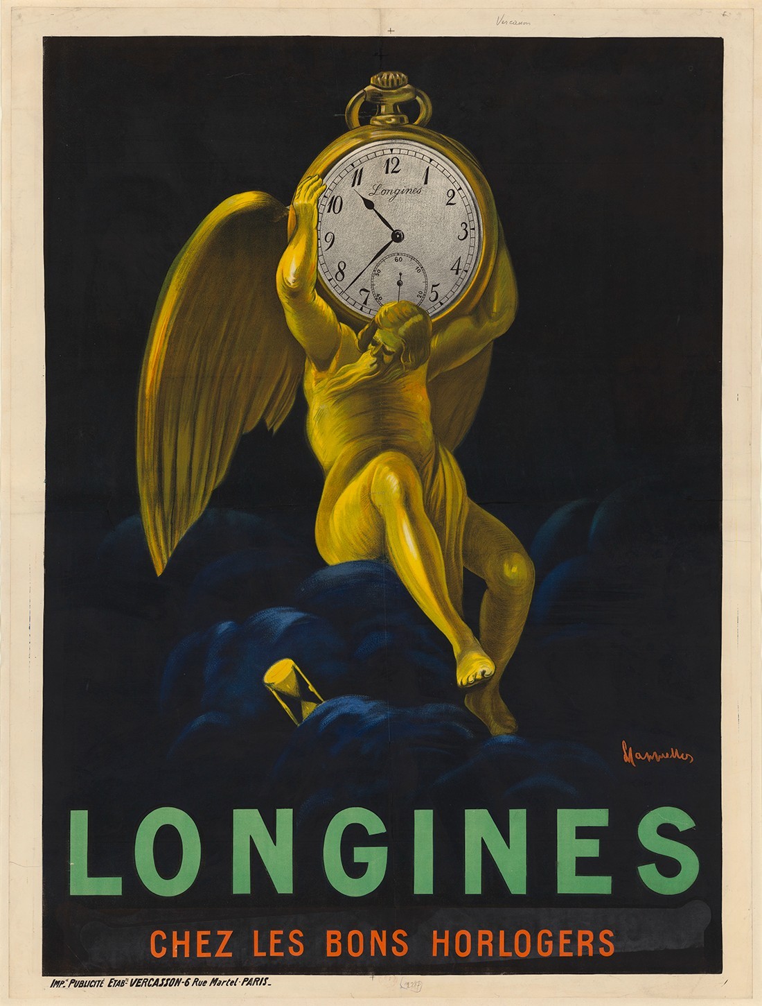 Longines Watch REPRINT vintage classic ad 11x15 Poster Luxury wall art