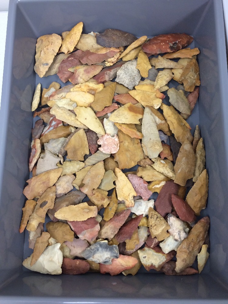 Three Authentic Ancient Indian Arrowheads 