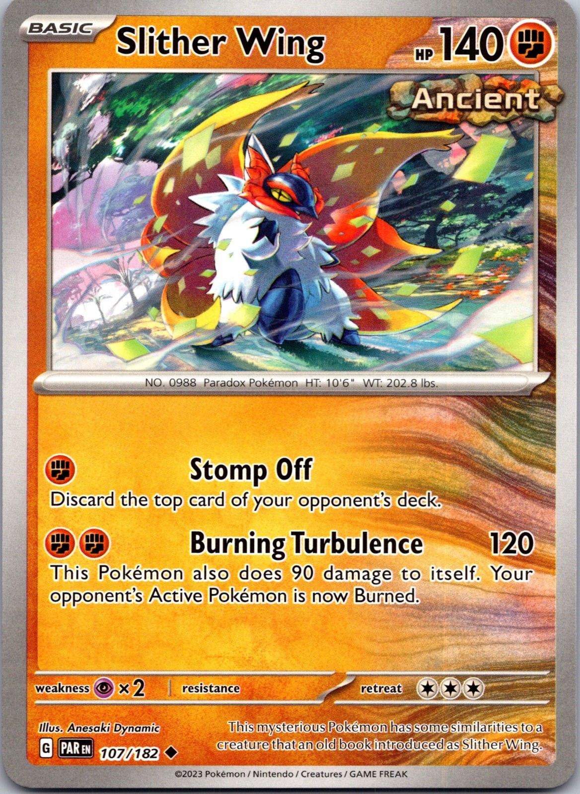 SV04: Paradox Rift Pokémon TCG Slither Wing