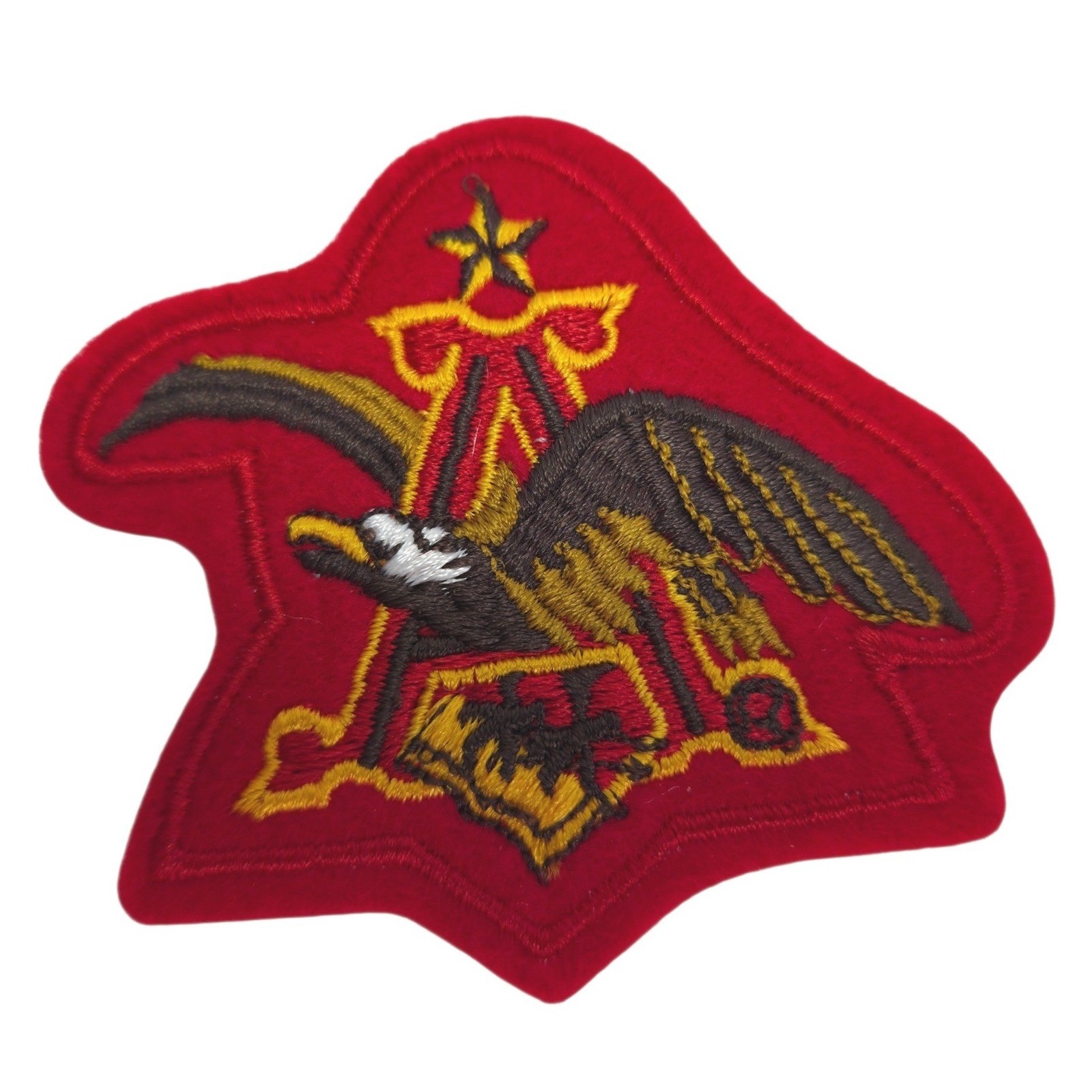 Budweiser Anheuser Busch Beer Patch Advertising St Louis Missouri Red New Vtg