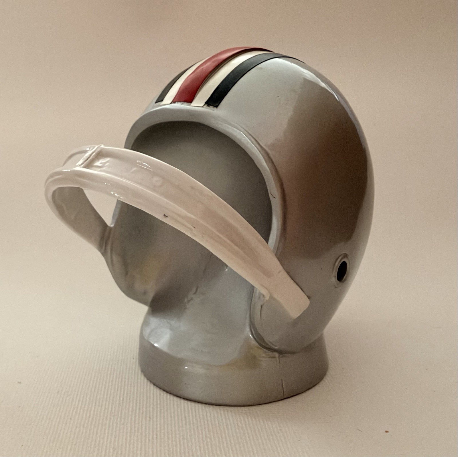 Ohio State Buckeyes Football Helmet Metal Scott Prod Bottle Opener Silver Vtg Ohio State Buckeyes Football Helmet Metal Scott Prod Bottle Opener Silver Vtg