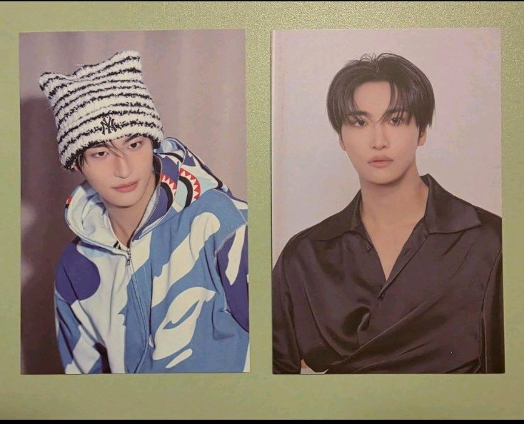 ATEEZ ATINY'S VOYAGE - TINY MYSTERY Seonghwa 4 Postcards Stickers And ID Card