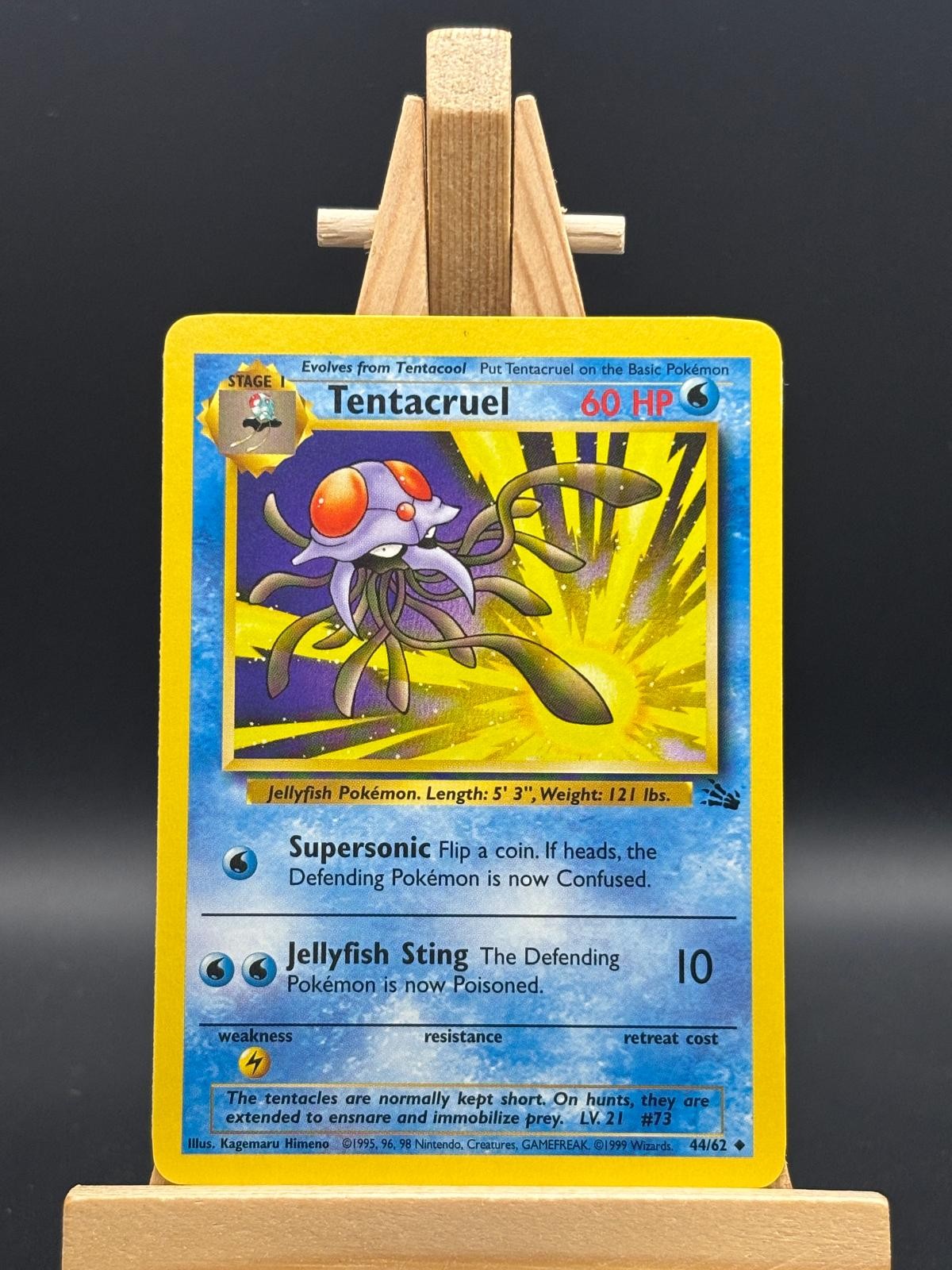 Pokemon Tentacruel Unlimited 44/62 Fossil LP Pokemon Tentacruel Unlimited 44/62 Fossil LP