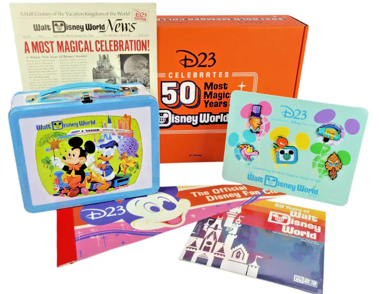 Disney D23 Gold Member Collector Set - Disney World USA 50th Anniversary 2021 ❤️