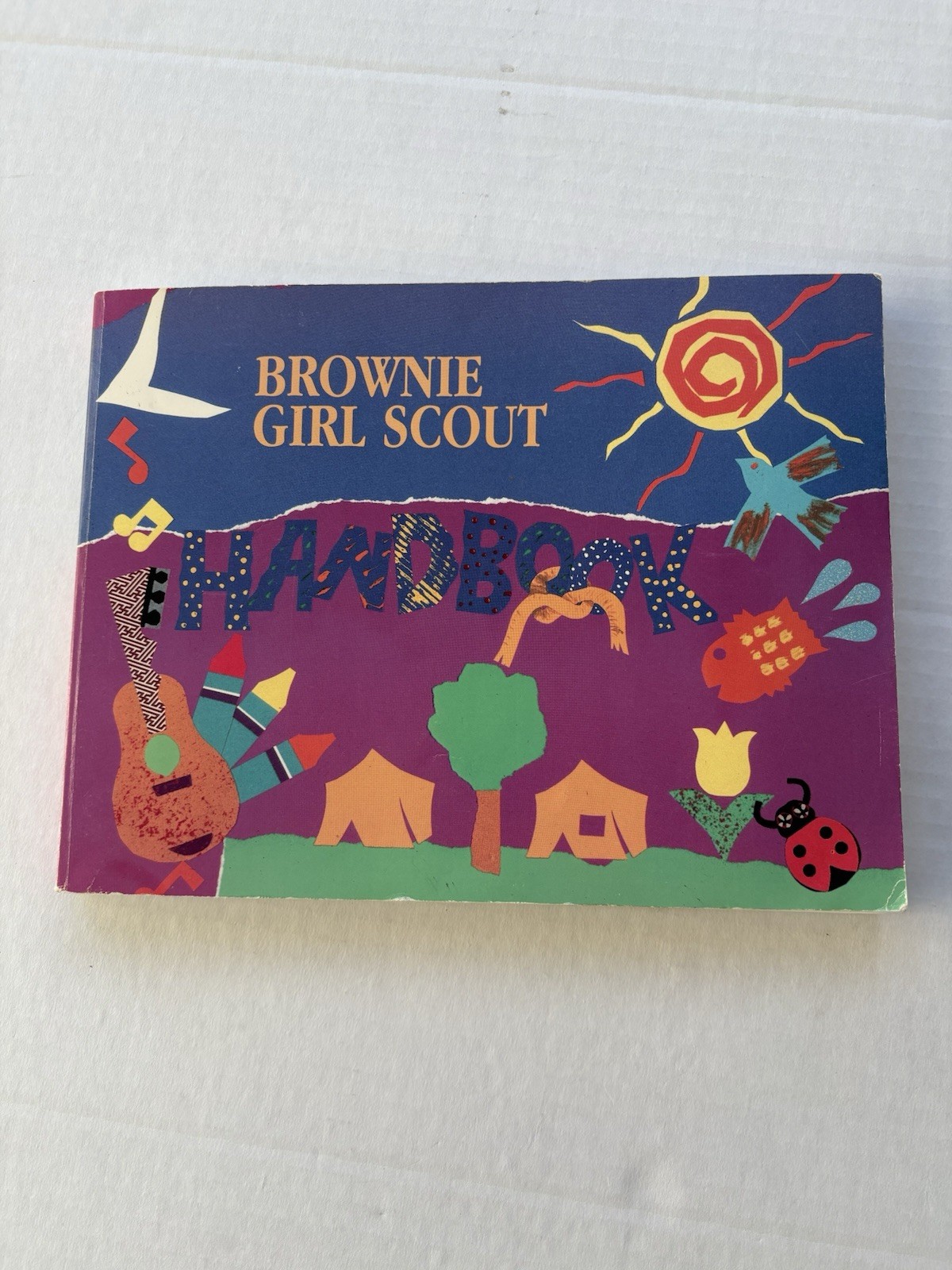 Vintage 1993 Brownie Girl Scout Handbook Girl Scouts of USA Paperback Book