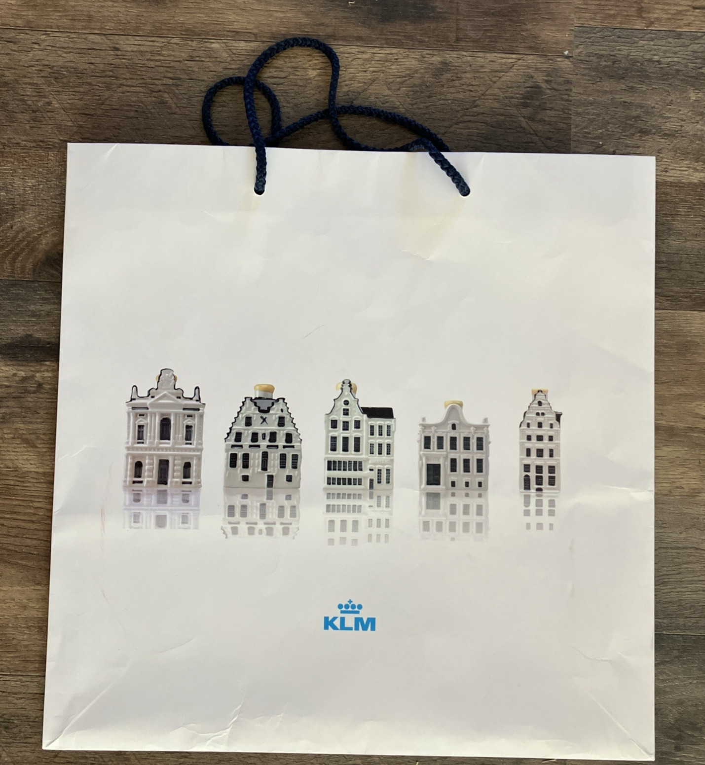 KLM Royal Dutch Airlines Houses Paper Shopping/Gift bag