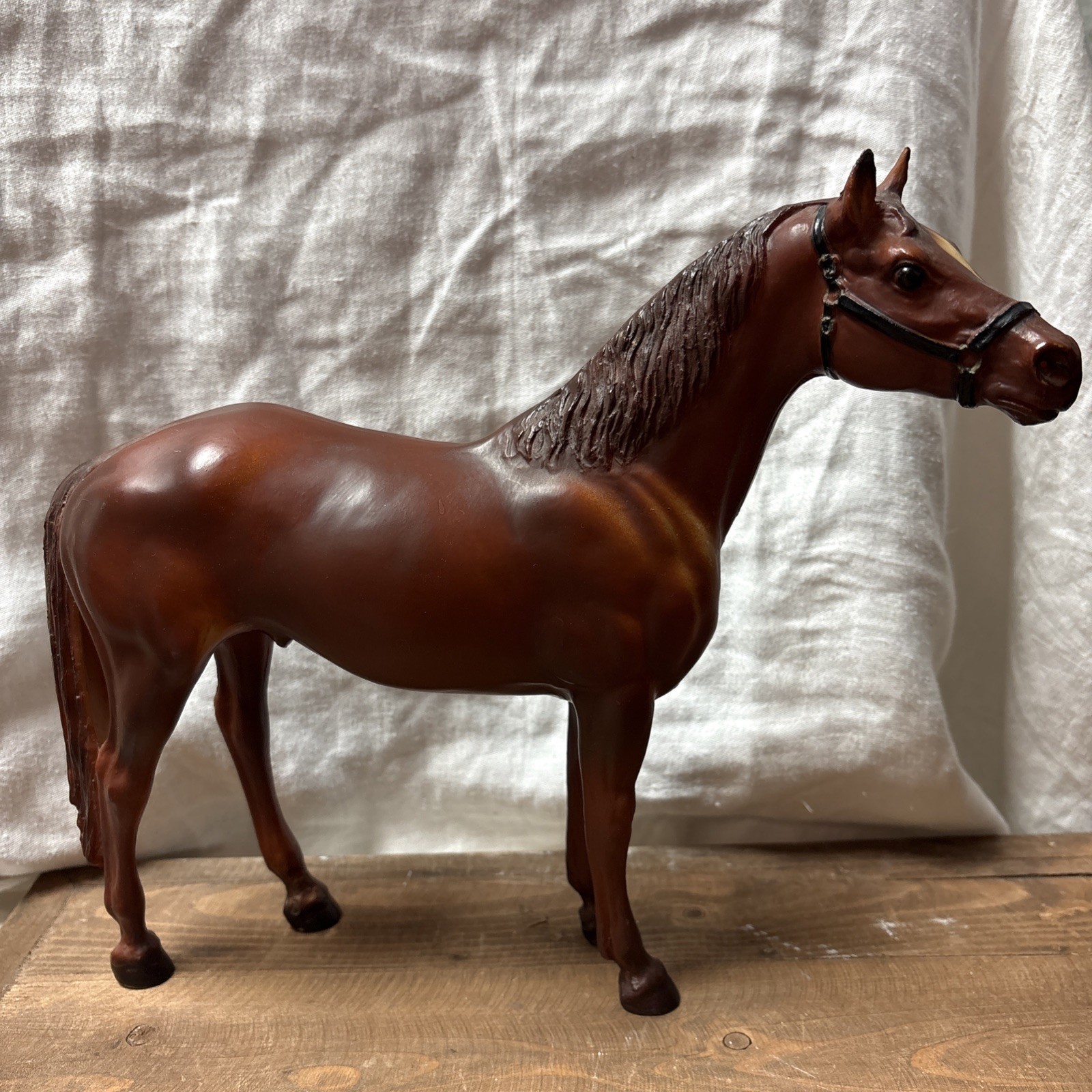 Vintage Breyer Man O’ War #47 Chestnut Traditional Model Horse USA 11” 1967