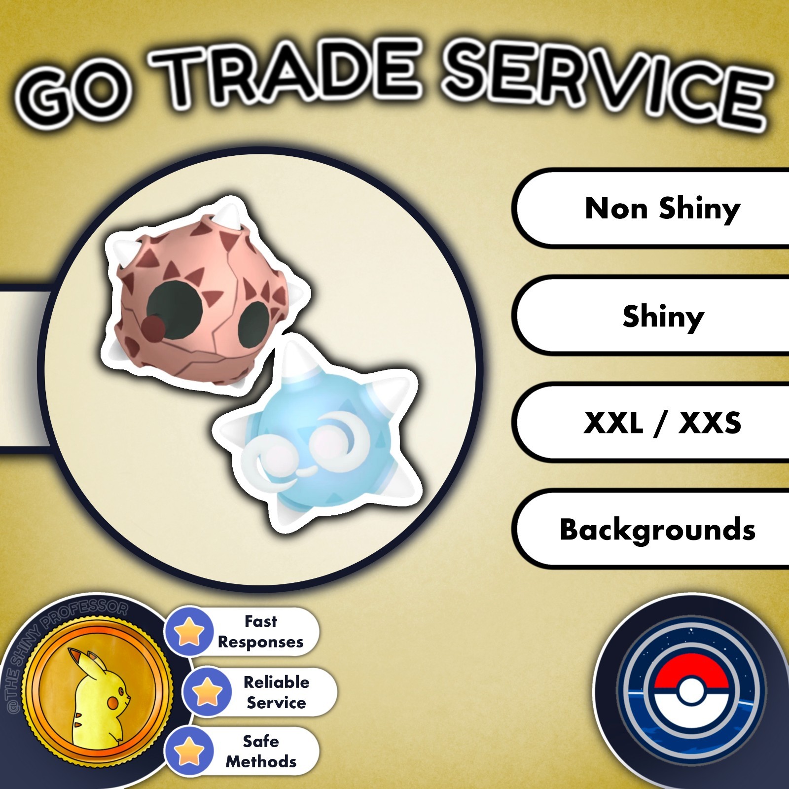 Pokémon GO Trade | Minior - Blue | Non-Shiny | XXL & XXS Available ✨ Pokémon GO Trade | Minior - Blue | Non-Shiny | XXL & XXS Available ✨