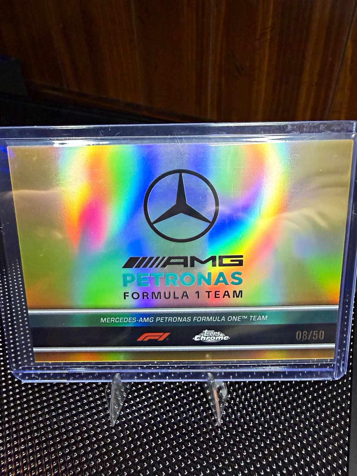 Topps 2026 Topps Chrome Formula 1 Mercedes-AMG Petronas Team #180 08/50