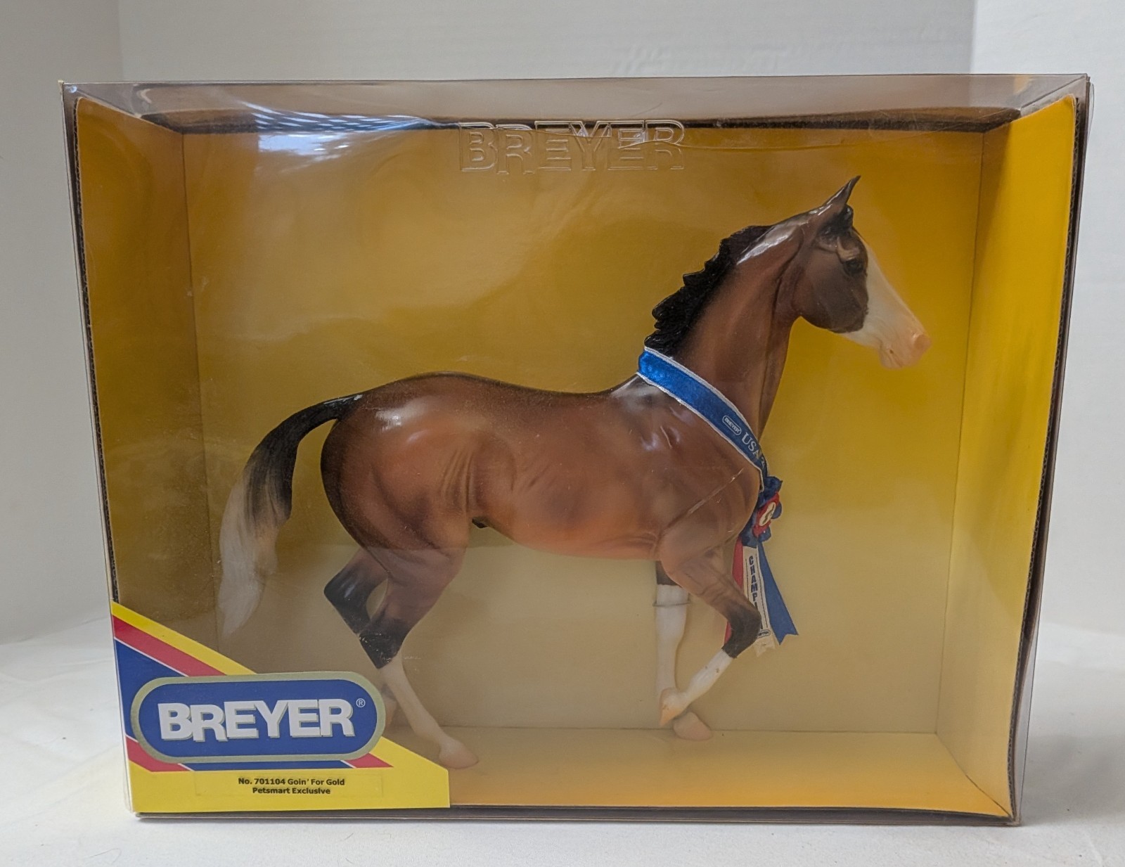 “Goin’ For Gold” Breyer #701104 Glossy Lonesome Glory Model (1000 made) SR READ