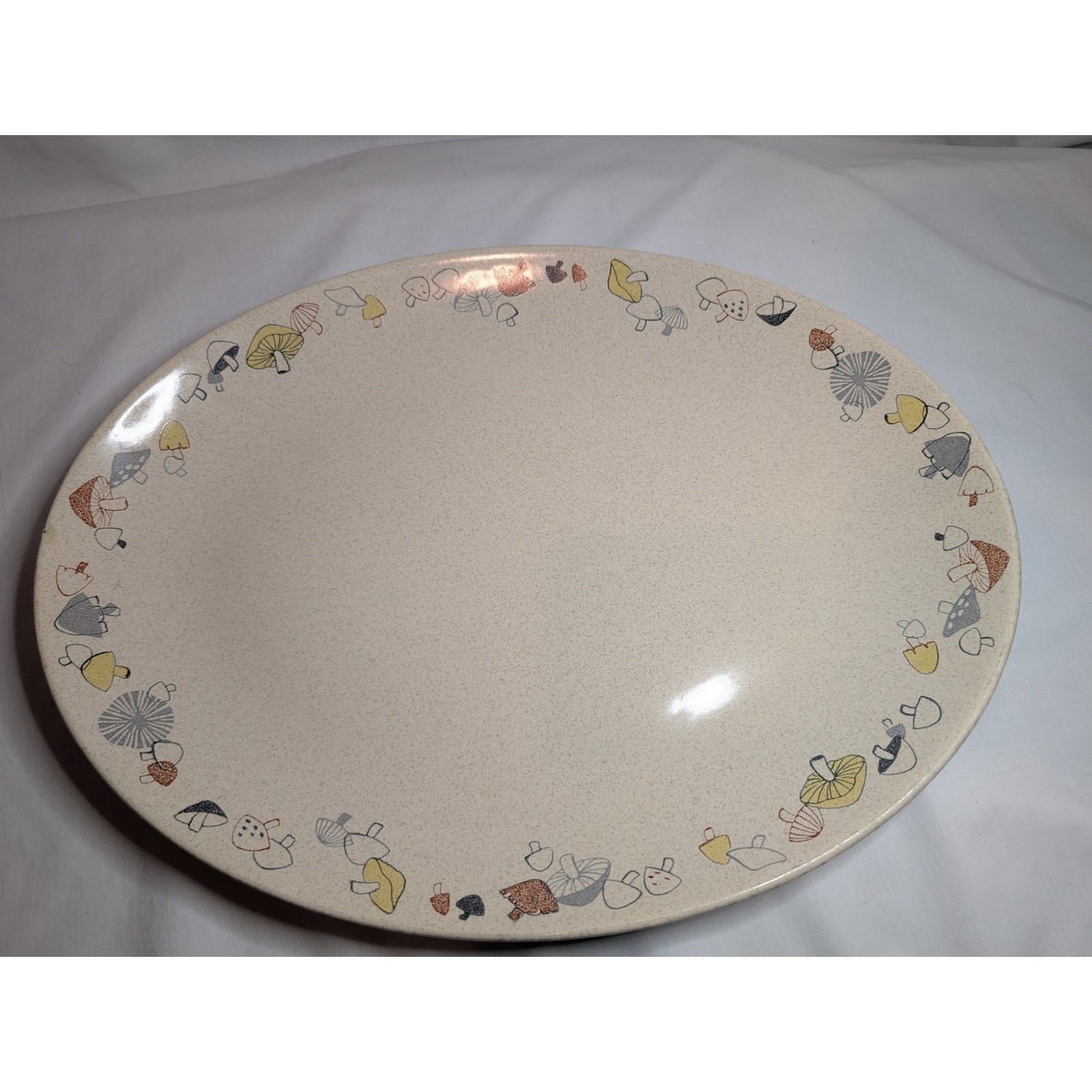Vintage Franciscan Woodlore Mushroom Platter