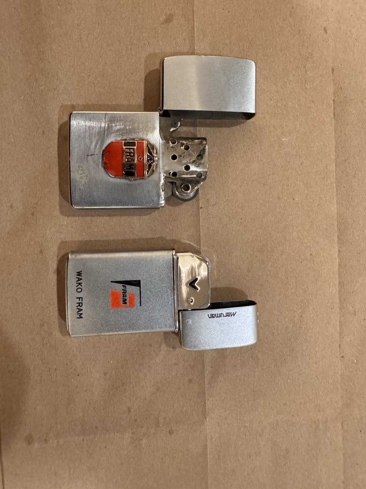 VTG FRAM Employee Service Tie Bars 12K GF 10/15 Yr & Lighter Lot